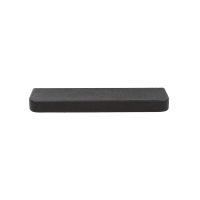 Fraaai Lazio wandplank - 100 cm - metallic - zwart