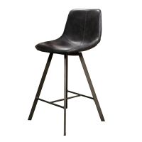Fraaai Barstoel Jill Kuip Zwart 66 cm - Outlet A