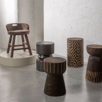 Woood Tuve bijzettafel - bruin/zwart