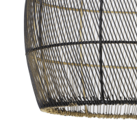 Meya hanglamp Ø20x25 cm metaal zwart/goud van het woonmerk Light&Living