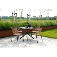 Crest tuintafel 90x90x73cm