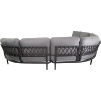 Durban loungehoekset - grijs