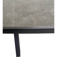 Davos tuintafel Deens ovaal 240x120 cm - antraciet