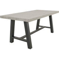 Fresco tuintafel 180x90 cm - antraciet