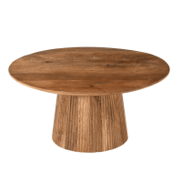 Salvator ronde salontafels - set van 2 - naturel van het woonmerk Livingfurn