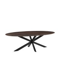 Label51 James eetkamertafel ovaal 240 cm mangohout