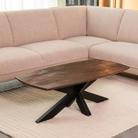 Label51 Zane salontafel 120x56x40 cm - espressso mangohout