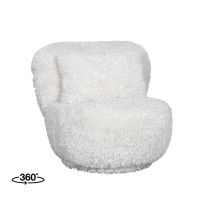Label51 Doodle fauteuil stof - crème