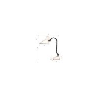 Dutchbone Gaia bureaulamp - ivoor