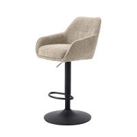 Nordic Home Ellis verstelbare barstoel stof