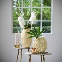 Light & Living Agello vaas Ø28x29 cm - crème