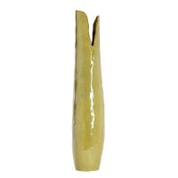 Light & Living Mesa vaas 19,5x19x92 cm keramiek - olijfgroen/bruin