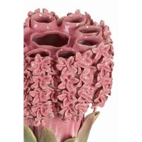 Light & Living Flower vaas 30x29x32,5 cm keramiek - roze/groen