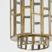 Søstrene hanglamp glas Ø15x31 cm antiek brons van het woonmerk Light & Living