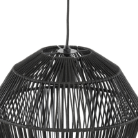 Deya hanglamp Ø30x37 cm mat zwart van het woonmerk Light&Living