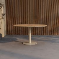 Svea Amanda ronde eettafel teakhout ø120 cm - beige