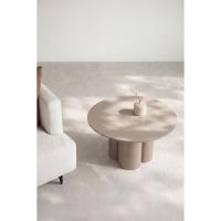 Svea Rova ronde salontafel - ø80 cm - taupe