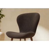 Svea Sherrie eetkamerstoelen linen - mocca/bruin