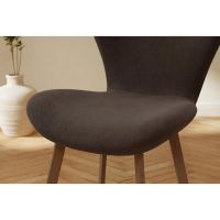 Svea Sherrie eetkamerstoelen linen - mocca/bruin