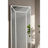 Svea Marlon spiegel - wit/helder glas