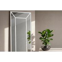 Svea Marlon spiegel - wit/helder glas