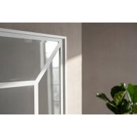 Svea Marlon spiegel - wit/helder glas