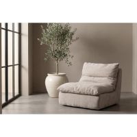 Svea Mitzi fauteuil - wit stof