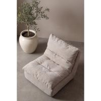 Svea Mitzi fauteuil - wit stof