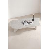 Svea Ricardo organische salontafel MDF - concrete look