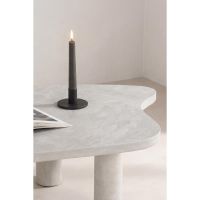Svea Ricardo organische salontafel MDF - concrete look
