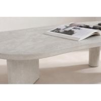 Svea Ricardo organische salontafel MDF - concrete look