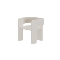 Svea Lucille eetkamerstoelen bouclé - wit