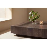Svea Sheena salontafel 80x80 cm MDF - mocca