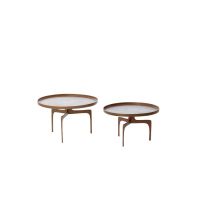 Light & Living Pano salontafel set van 2 - bruin brons