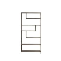 Light & Living Ylaya wandkast open 100x35x203 cm - mat bruin