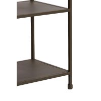 Light & Living Ylaya wandkast open 100x35x203 cm - mat bruin