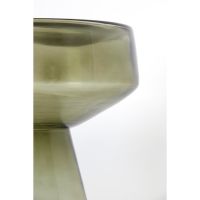 Light & Living Dakwa salontafel Ø37x44 cm - glas grijs/groen