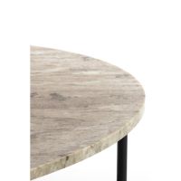 Light & Living Loes salontafel - marmer bruin-zwart