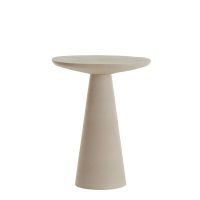 Light & Living Abala bijzettafel ø45 cm - mat crème - OUTLET B