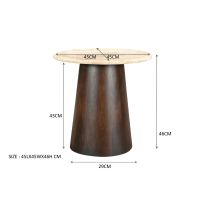 Valentino ronde salontafels - set van 2 van het woonmerk Livingfurn