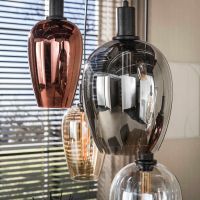 Fraaai Renato hanglamp 7-lichts - zwart