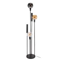 Fraaai Bruno vloerlamp 5-lichts - zwart