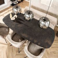 Fraaai Ariana hanglamp 3L drift glas - smoke grijs