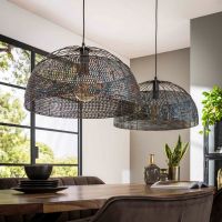 Fraaai Armin hanglamp 2L armor ø60 - zwart bruin