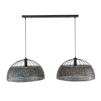 Fraaai Armin hanglamp 2L armor ø60 - zwart bruin