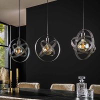Fraaai Sofia hanglamp 3L - artic zwart