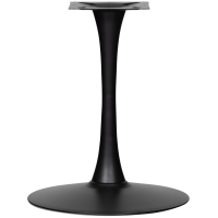 Woood Bistro trompetvoet metaal 72xø60 cm - zwart