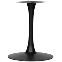 Woood Bistro trompetvoet metaal 72xø60 cm - zwart