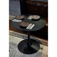 Woood Bistro trompetvoet metaal 72xø60 cm - zwart