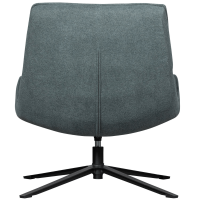 Woood Maudi draaifauteuil - blue stone